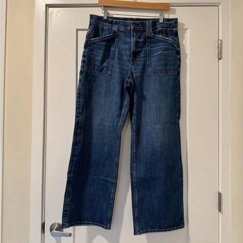 American Eagle Outfitters Wide Leg Stovepipe Jeans